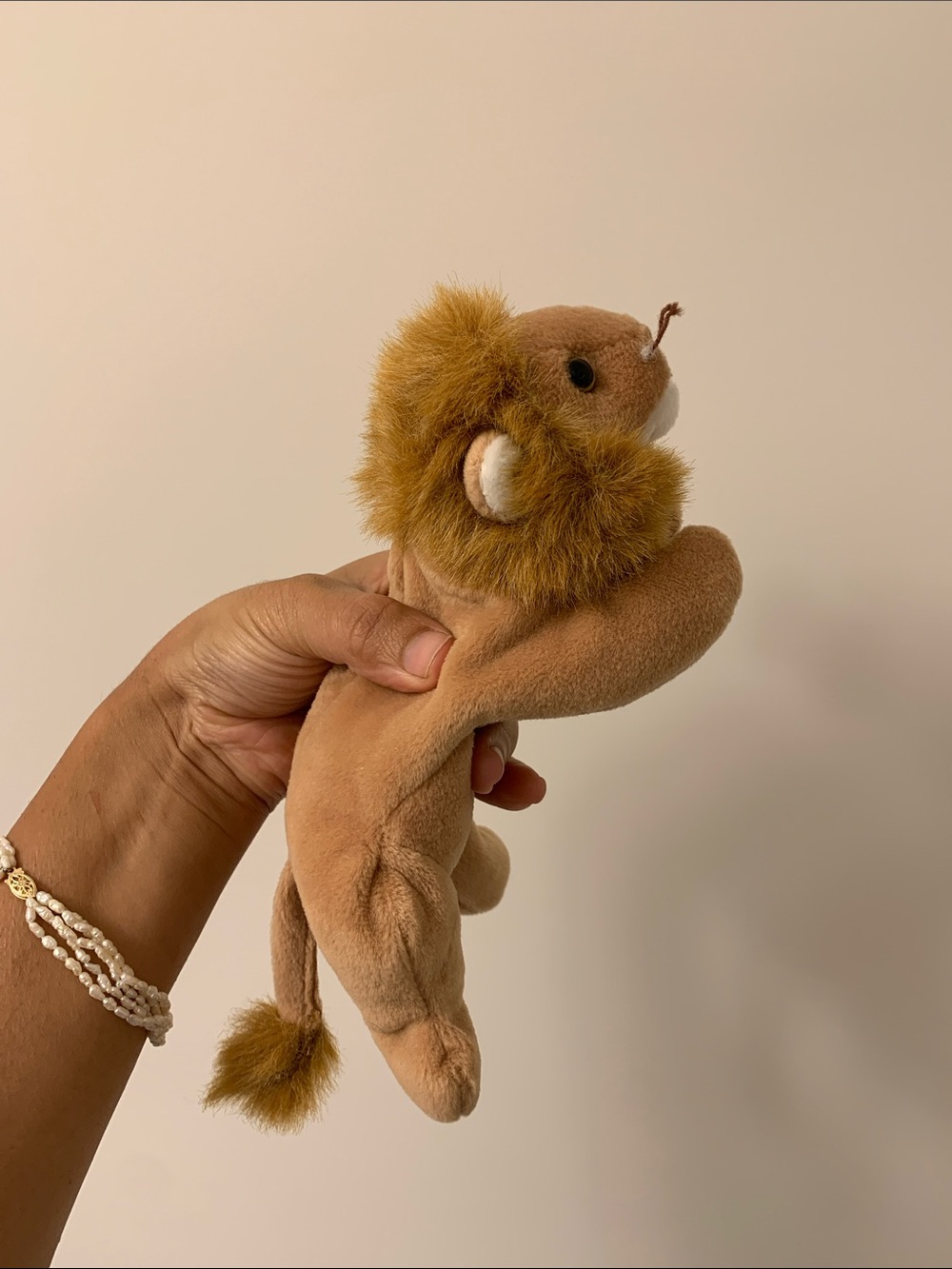 Roary the lion, beanie baby. - Picture 2 of 5